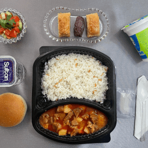 Geleneksel Osmanlı mutfağından taş kebabı, nefis et yemeği.